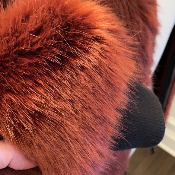 Philanthropy Wine Faux Fur Bomber - Picture 4 of 6